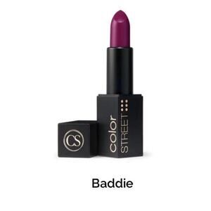 ColorStreet Lipstick BADDIE Long Wearing SATIN Finish Lipstick New!!